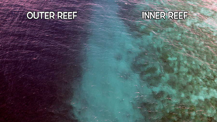 Aerial View of Double Reef